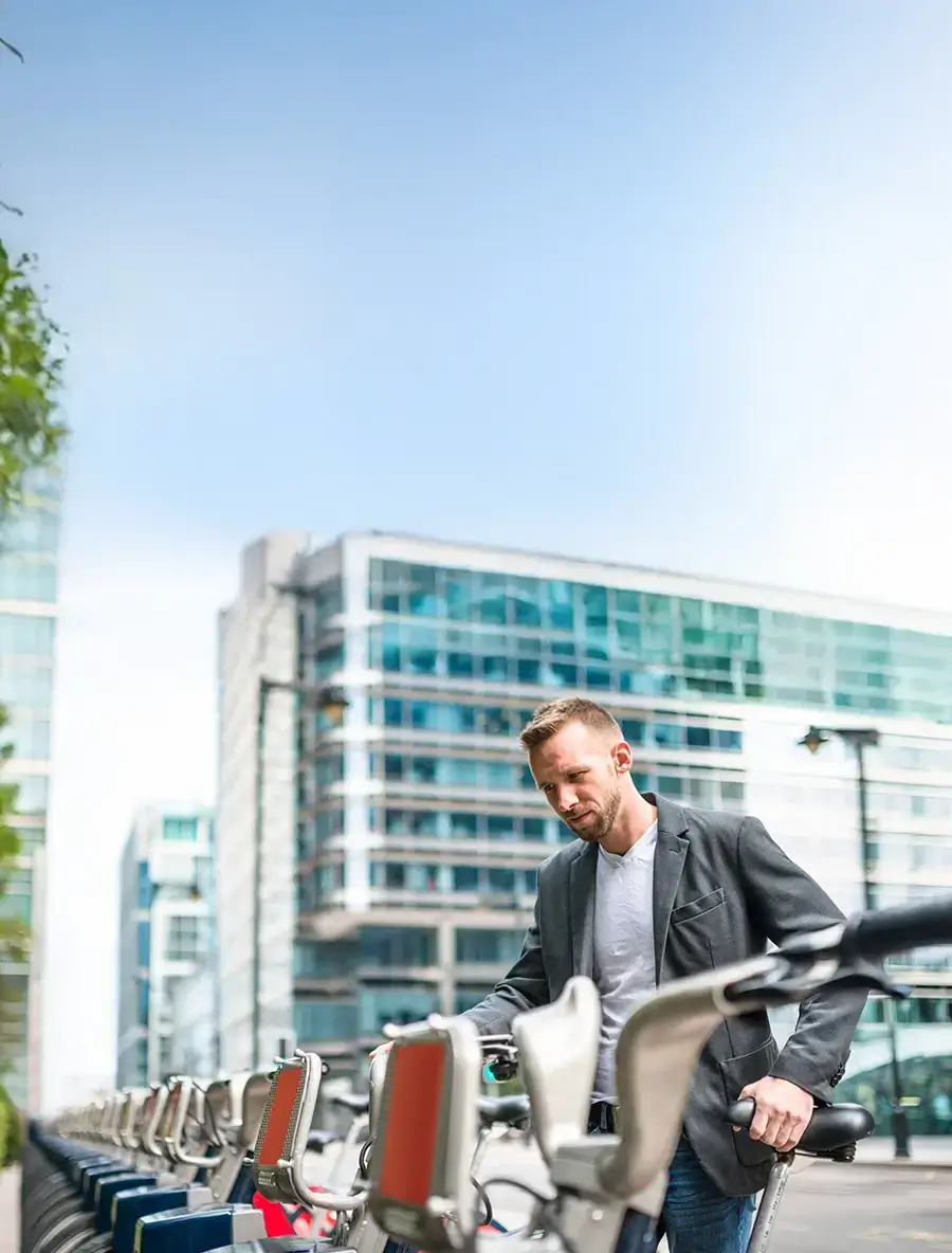 rent-a-bike banner mobile
